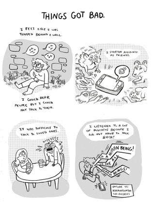 Illustration for article titled This Harmontown listener’s web comic is a love letter to podcasts